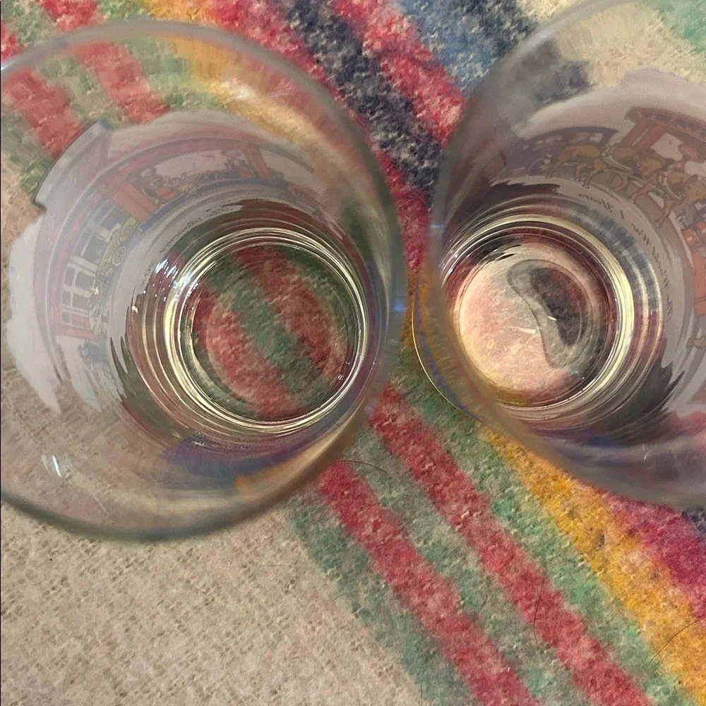 Vintage Gulf Oil The Gulf Roaring 20's Glass Set